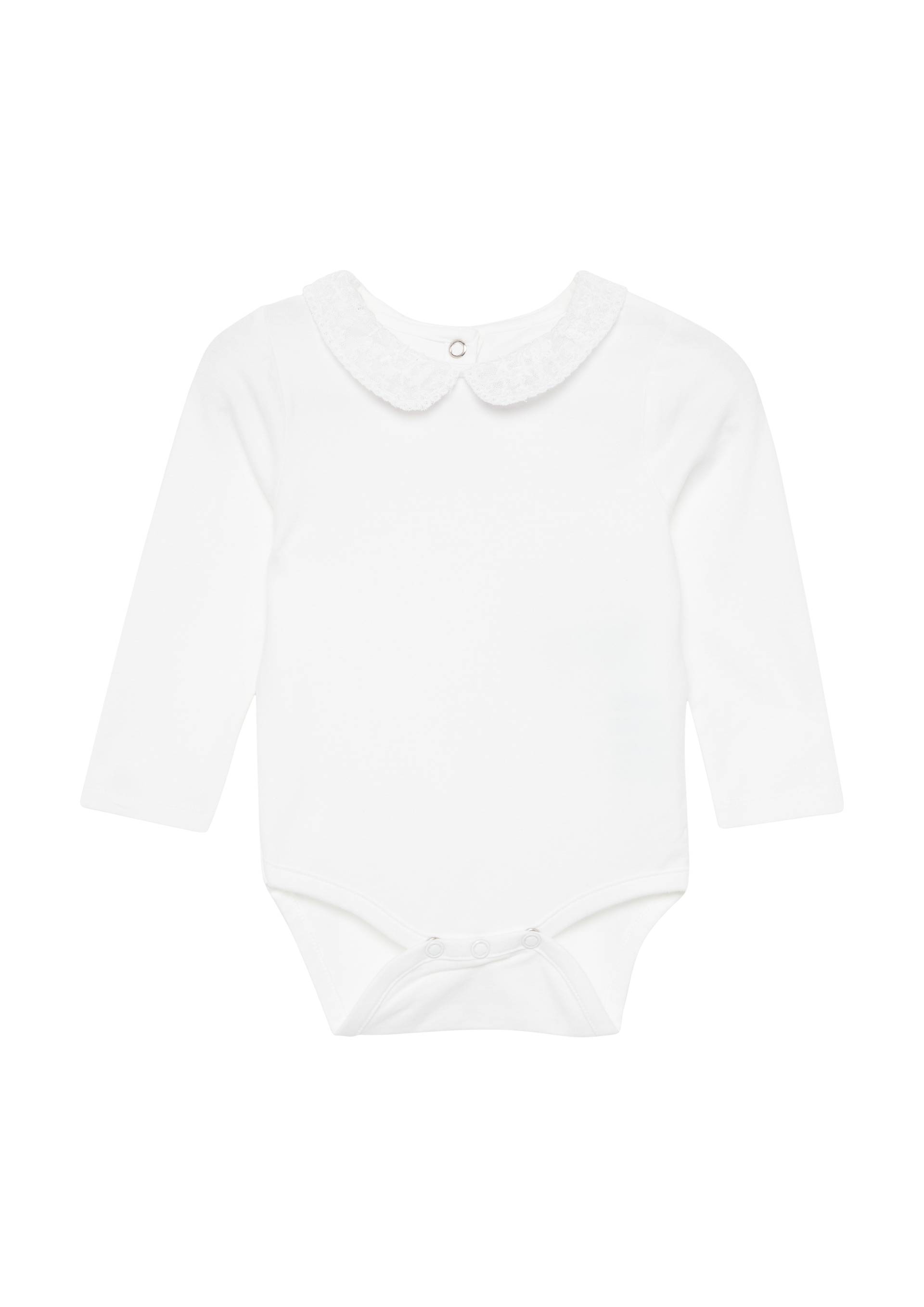 s.Oliver - Festlicher Body mit Bubikragen aus Spitze, Babys, weiß s.Oliver - Festlicher Body mit Bubikragen aus Spitze, Babys, weiß von s.Oliver