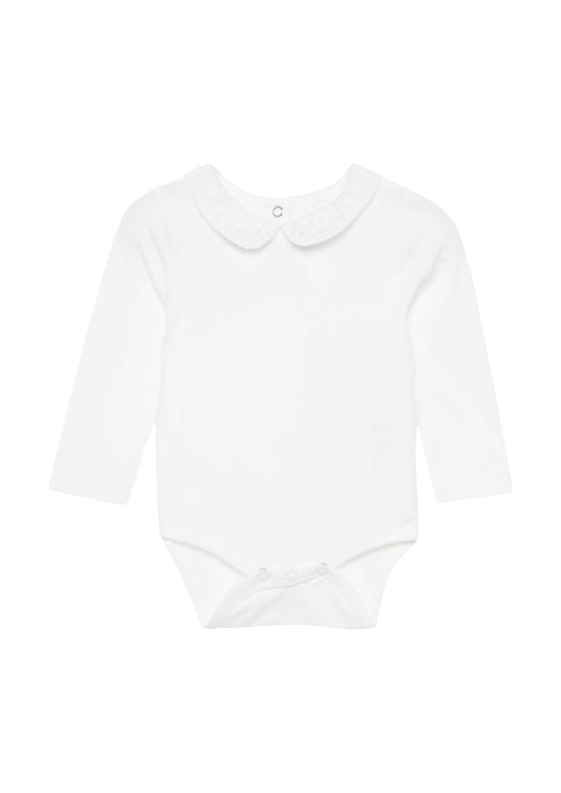 s.Oliver - Festlicher Body mit Bubikragen aus Spitze, Babys, weiß von s.Oliver