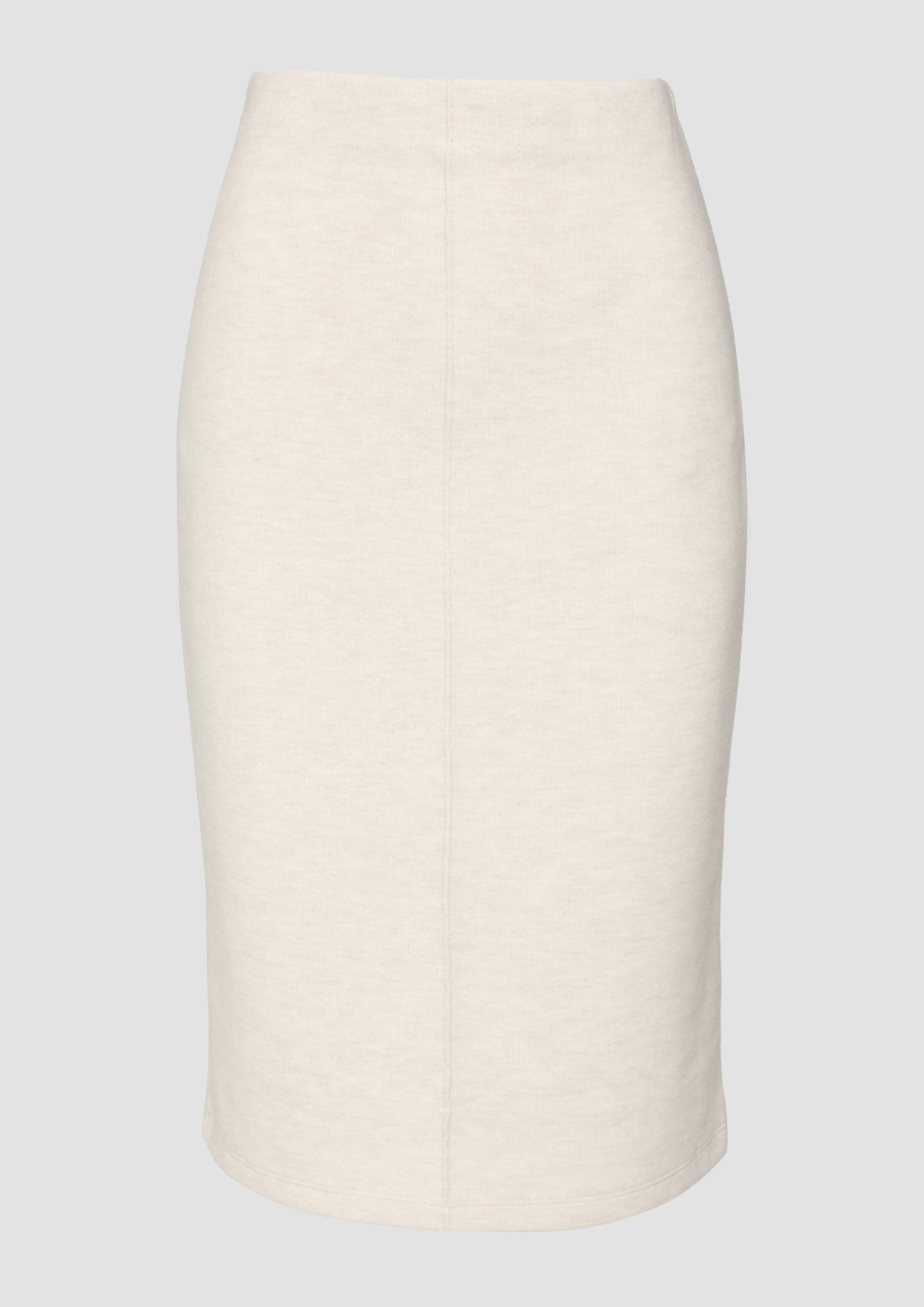 s.Oliver - Weicher Rock mit Ziernaht, Damen, Beige von s.Oliver