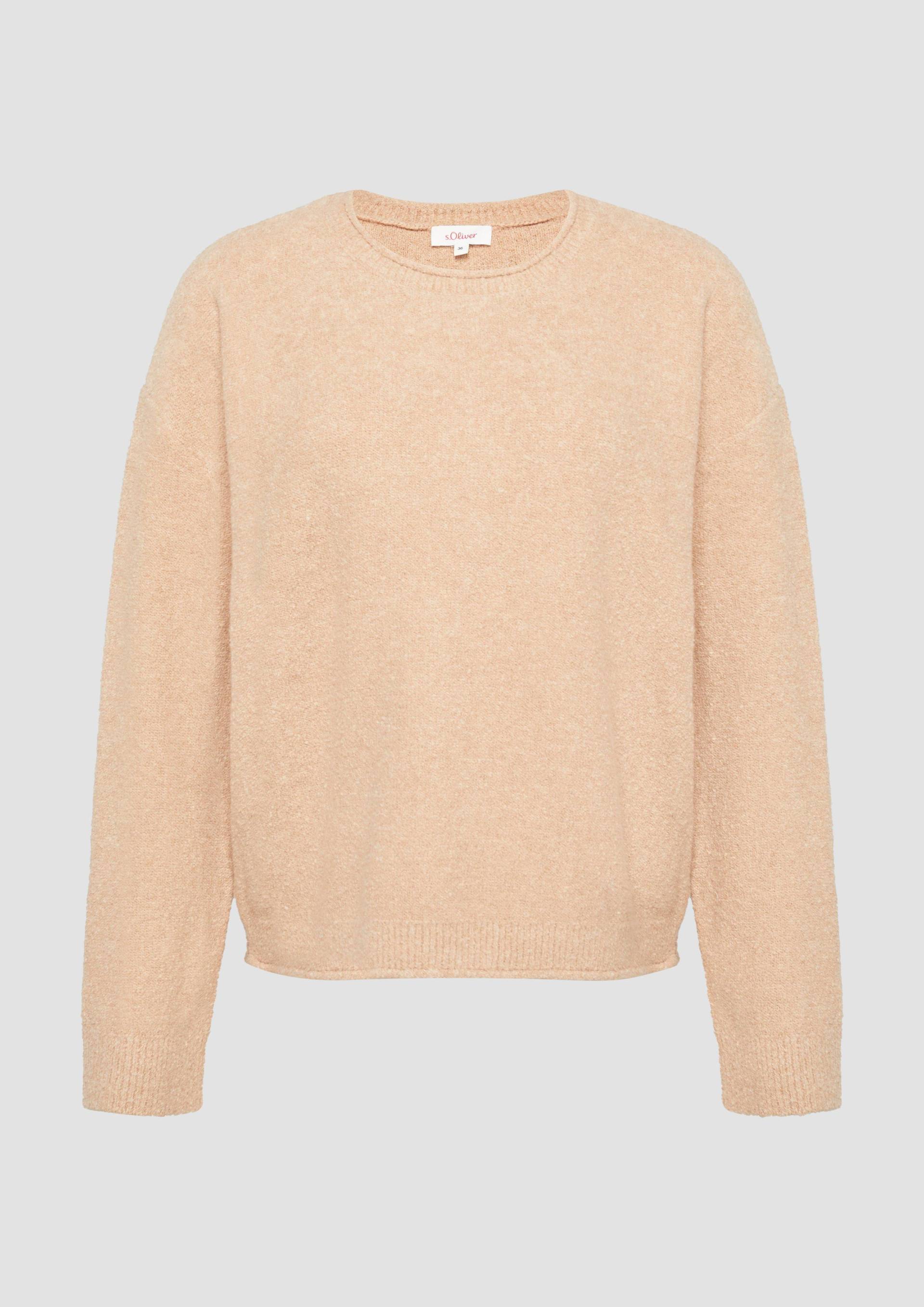 s.Oliver - Weicher Strickpullover aus Bouclé, Damen, braun s.Oliver - Weicher Strickpullover aus Bouclé, Damen, braun von s.Oliver
