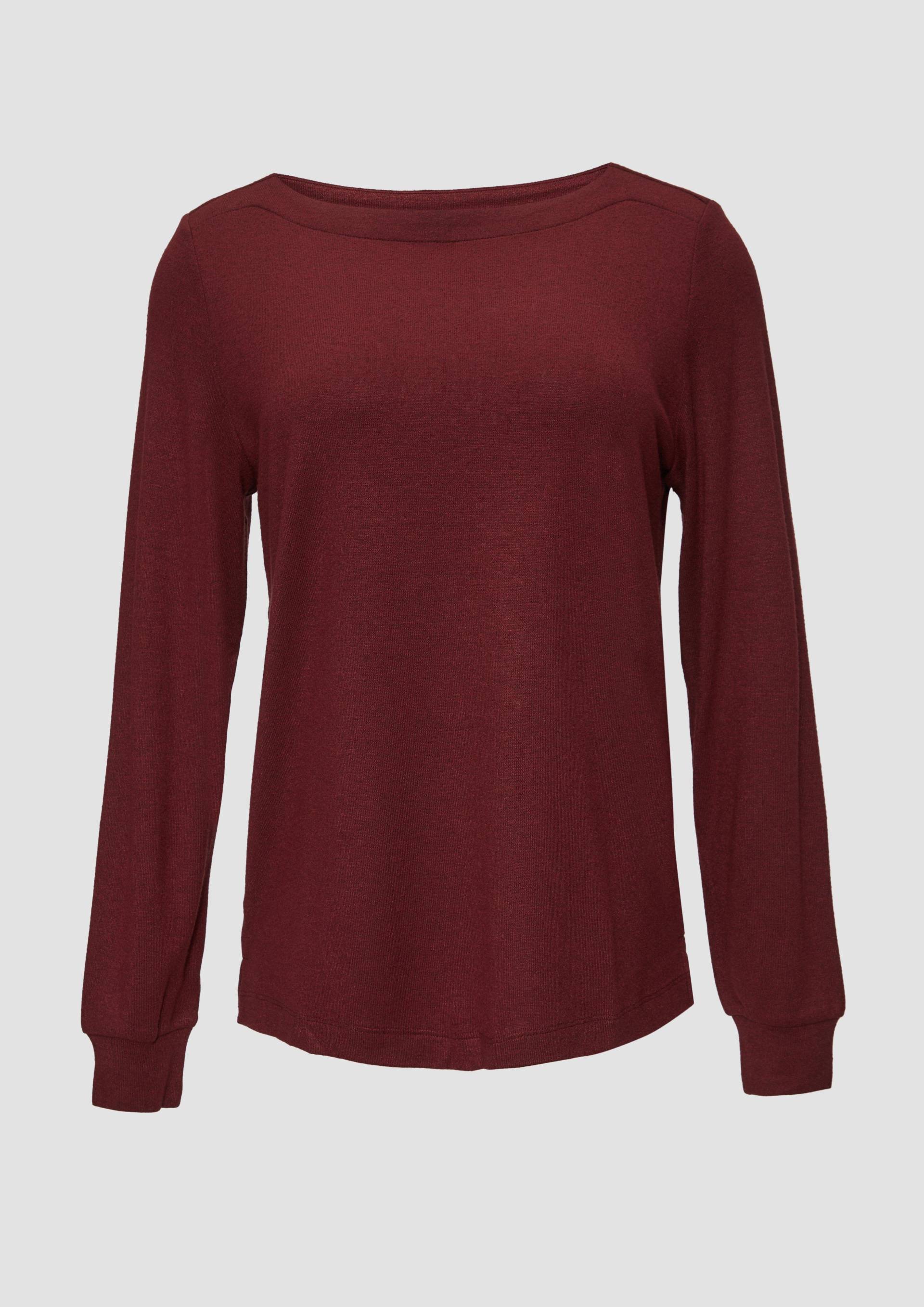 s.Oliver - Weiches Longsleeve aus Jerseystrick, Damen, rot von s.Oliver