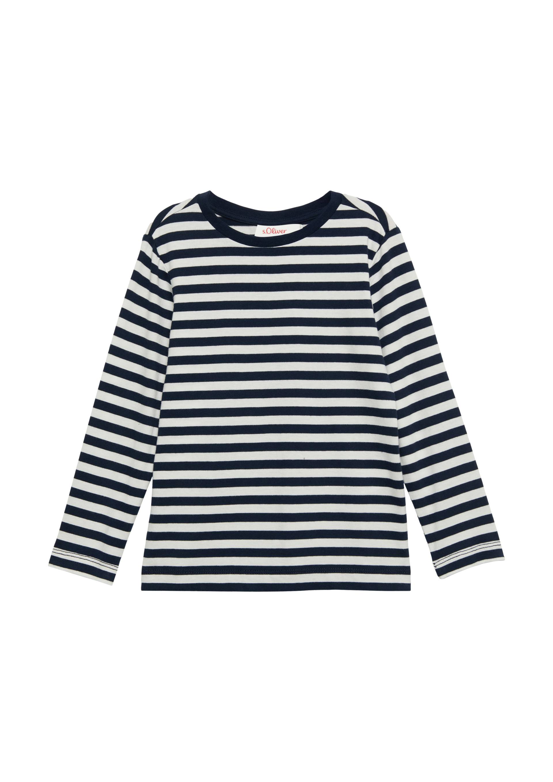 s.Oliver - Weiches Longsleeve mit Streifen, Kinder, creme von s.Oliver