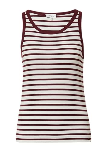 s.Oliver Weiches Slim-Fit-Top aus Rippware Bordeaux 42 s.Oliver Weiches Slim-Fit-Top aus Rippware Bordeaux 42 von s.Oliver