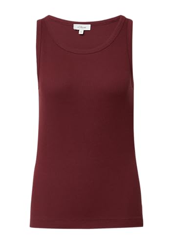 s.Oliver Weiches Slim-Fit-Top aus Rippware Bordeaux 42 s.Oliver Weiches Slim-Fit-Top aus Rippware Bordeaux 42 von s.Oliver