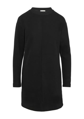 s.Oliver Weiches Sweat-Kleid mit Ziernaht schwarz 42 von s.Oliver