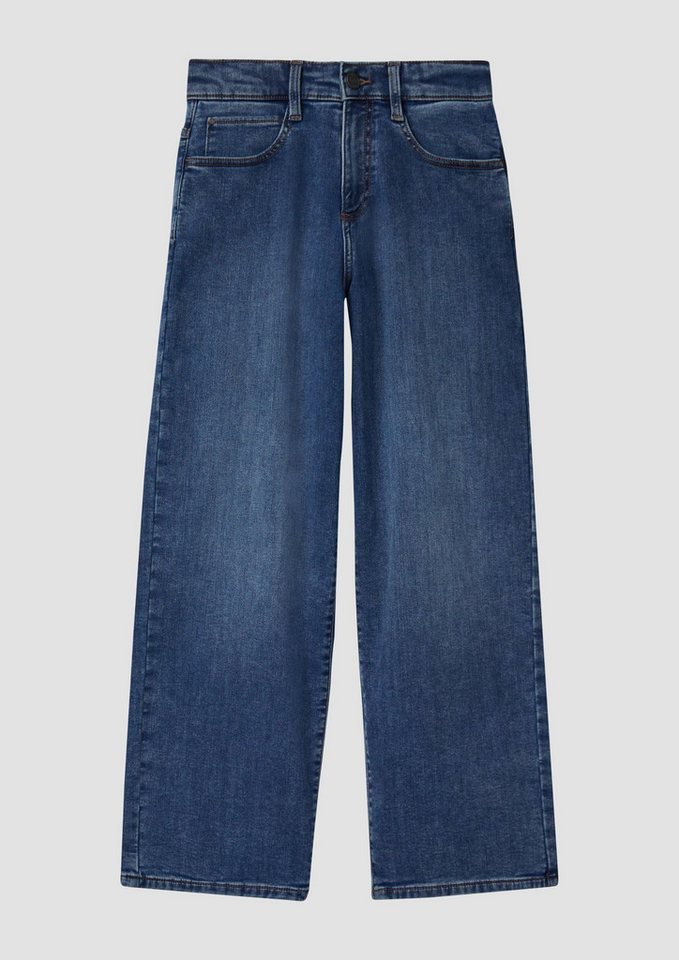 s.Oliver Weite Jeans Jeans-Hose BAGGY Jeans Baggy / Relaxed Fit / Mid Rise / Wide Leg / Soft & Warm Inside von s.Oliver