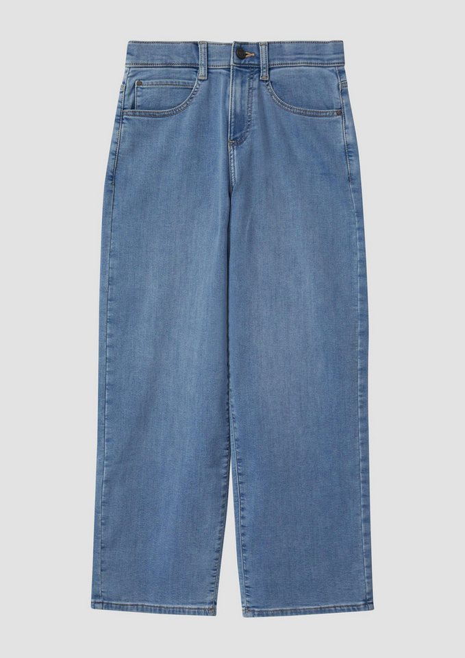 s.Oliver Weite Jeans Jeans-Hose BAGGY Jeans Baggy / Relaxed Fit / Mid Rise / Wide Leg / Soft & Warm Inside von s.Oliver