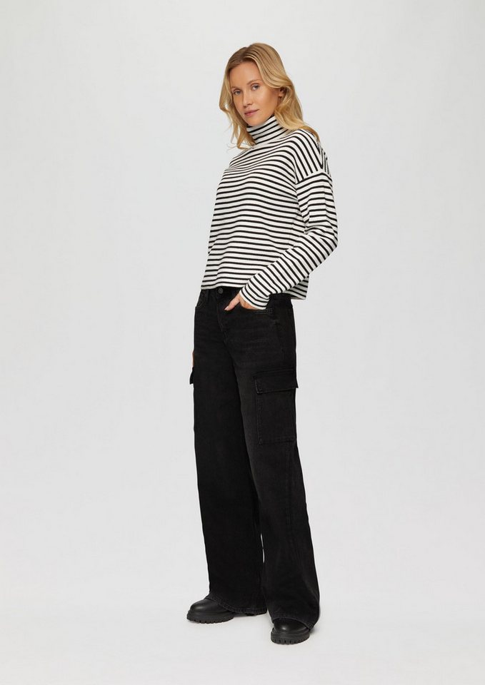 s.Oliver Weite Jeans Jeans-Hose SURI Jeans Suri / Regular Fit / Mid Rise / Wide Leg / mit Cargotaschen von s.Oliver