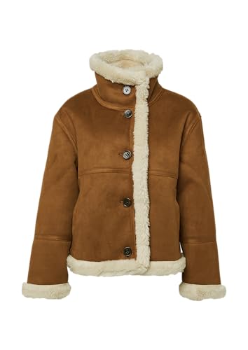 s.Oliver Wendejacke mit Teddyplüsch Sandstein 38 von s.Oliver