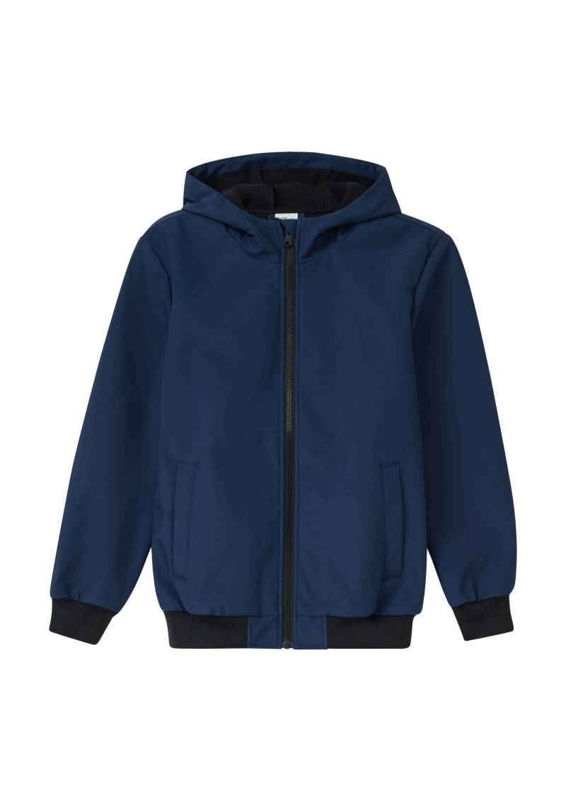 s.Oliver - Wetterresistente Softshell-Jacke mit Fleece-Futter, Jungen, blau von s.Oliver