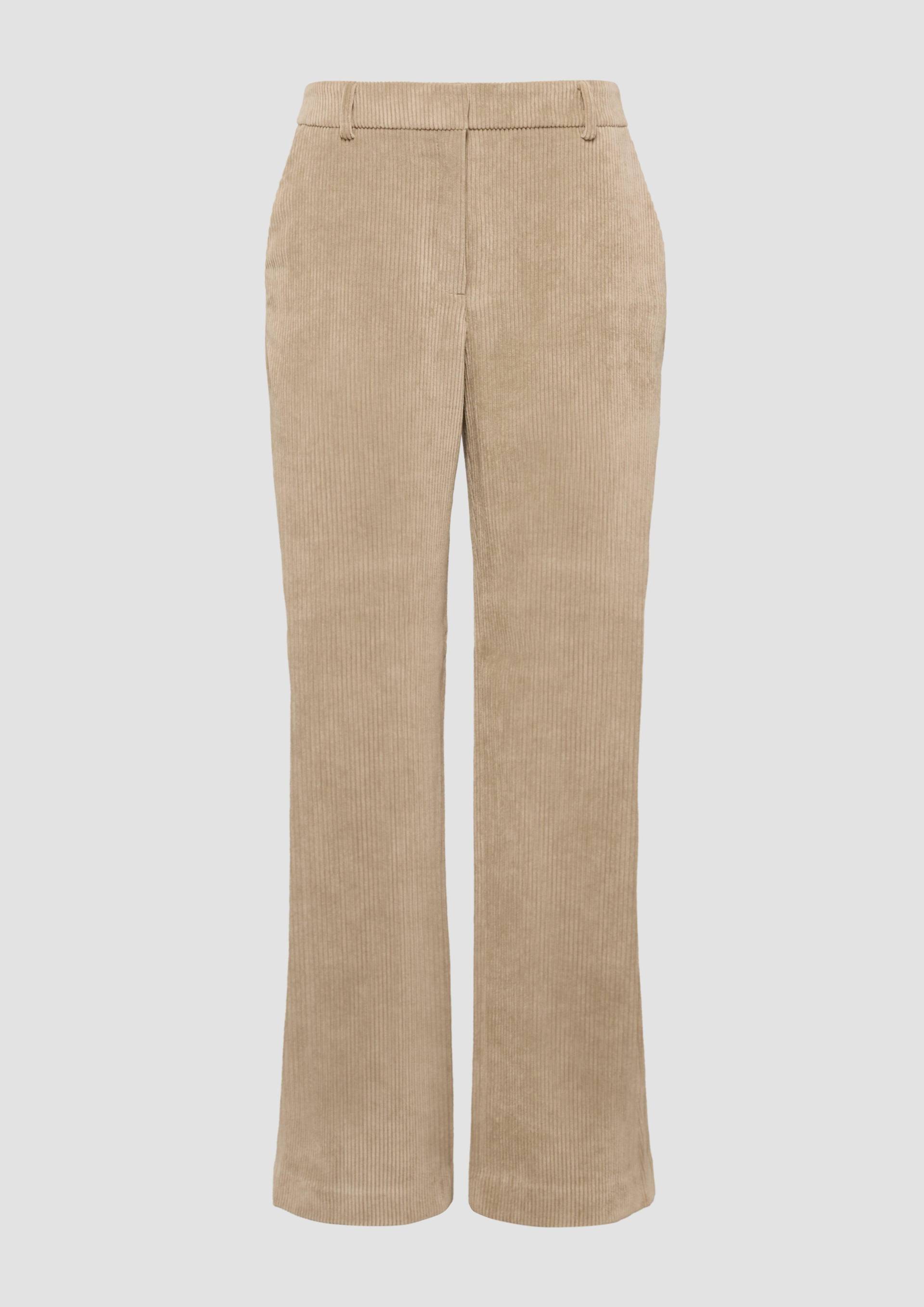s.Oliver - Wide-Leg-Hose aus Cord, Damen, Beige s.Oliver - Wide-Leg-Hose aus Cord, Damen, Beige von s.Oliver