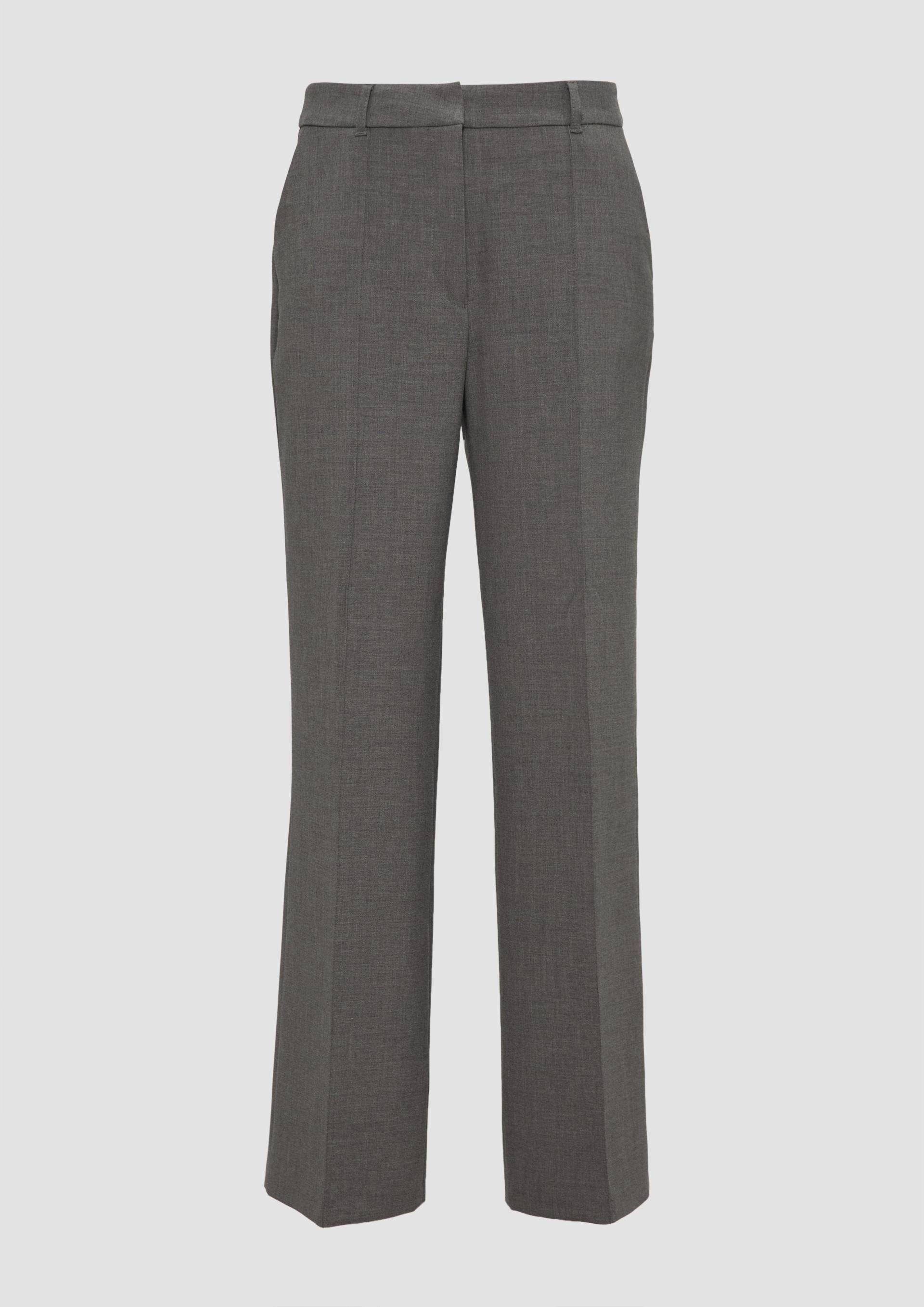 s.Oliver - Wide-Leg-Hose aus Viskosemix, Damen, grau s.Oliver - Wide-Leg-Hose aus Viskosemix, Damen, grau von s.Oliver