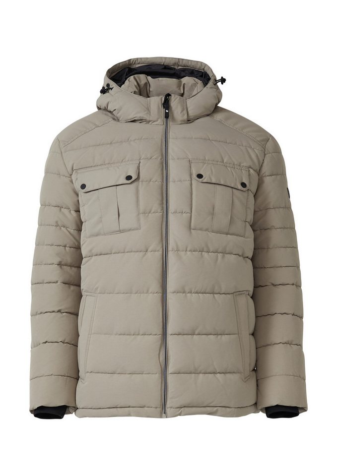 s.Oliver Winterjacke Outdoor-Jacke Sportive Puffer-Jacke mit abnehmbarer Kapuze von s.Oliver