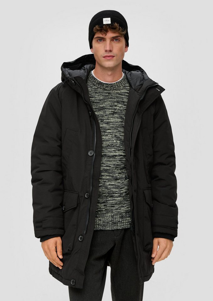 s.Oliver Winterjacke Outdoor-Jacke Jacke mit fixierter Kapuze von s.Oliver