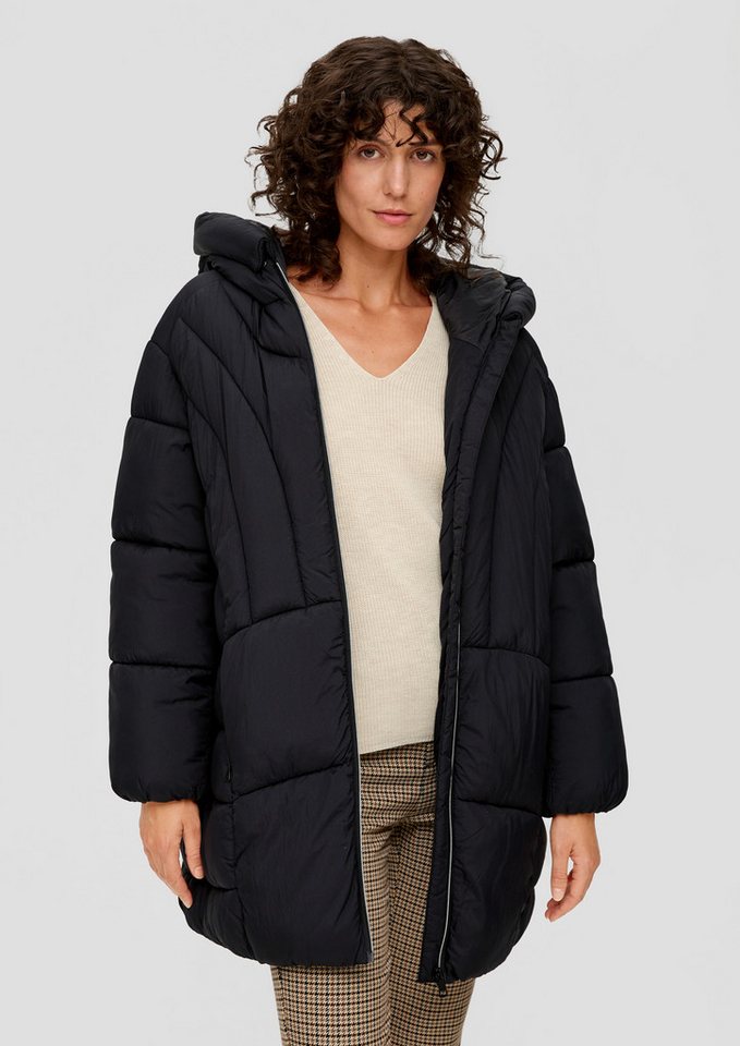 s.Oliver Winterjacke Outdoor-Jacke Steppjacke mit Kapuze von s.Oliver