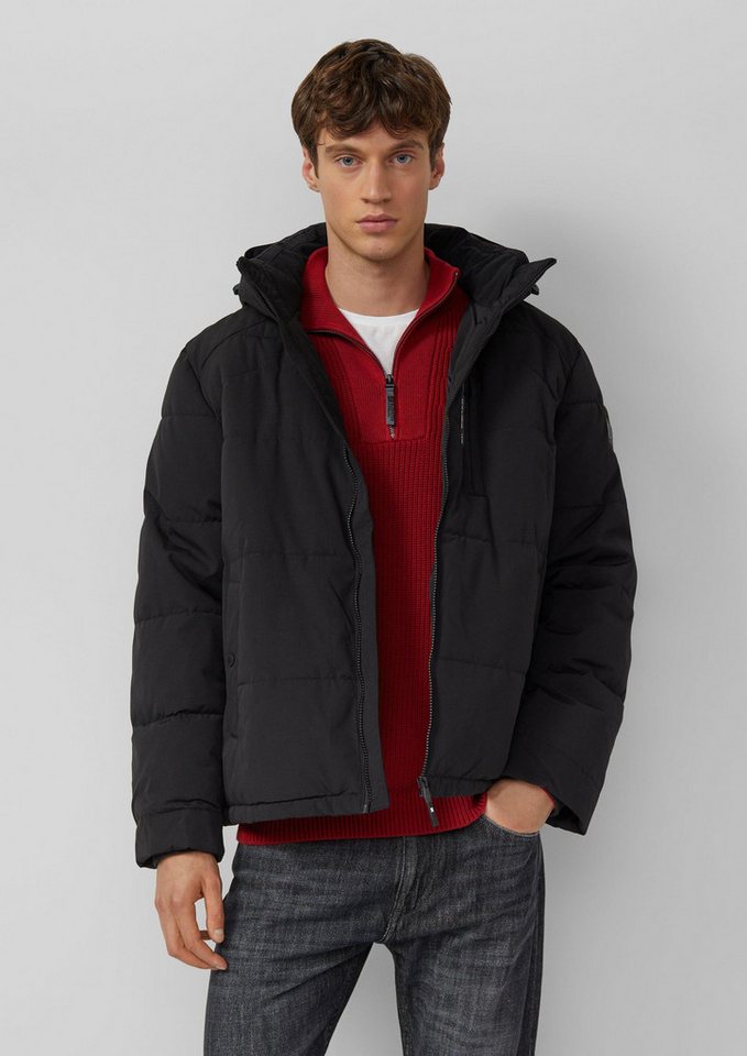 s.Oliver Winterjacke Outdoor-Jacke Wasserabweisende Pufferjacke mit abnehmbarer Kapuze von s.Oliver