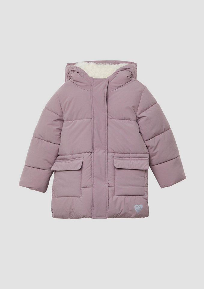 s.Oliver Wintermantel Outdoor-Mantel Wintermantel mit Kapuze mit Plüschfutter von s.Oliver