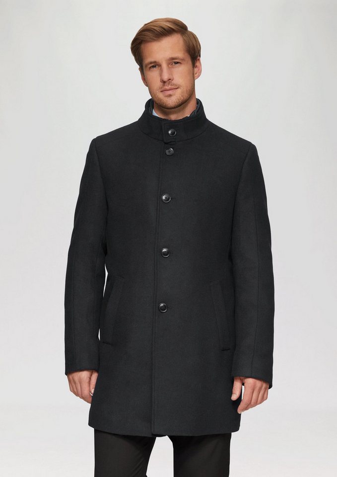 s.Oliver Wintermantel Outdoor-Mantel Mantel aus Wollmix mit fixiertem Stepp-Einsatz von s.Oliver