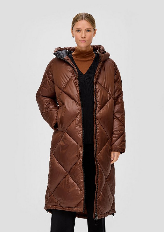 s.Oliver Wintermantel Outdoor-Mantel Mantel mit Kapuze und Steppmuster von s.Oliver