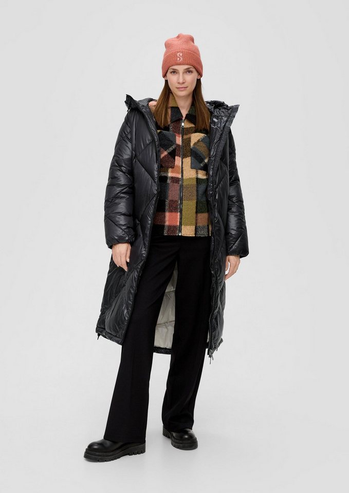 s.Oliver Wintermantel Outdoor-Mantel Mantel mit Kapuze und Steppmuster von s.Oliver