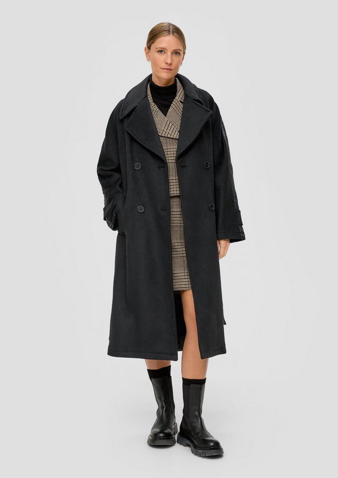 s.Oliver Wintermantel Outdoor-Mantel Trenchcoat im Fabricmix von s.Oliver