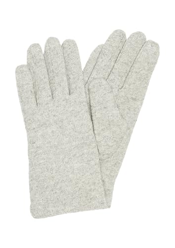 s.Oliver Wollmix-Handschuhe mit Touch-Funktion grau meliert M von s.Oliver