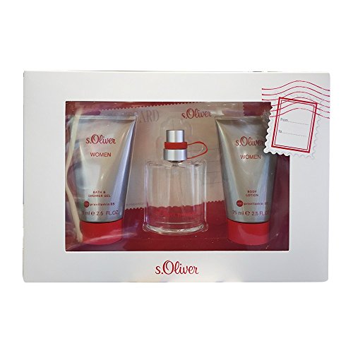 s.Oliver Women Geschenkset für Sie (Bath & Shower Gel 75 ml, Eau de Toilette 30ml & Body Lotion 75ml) von s.Oliver