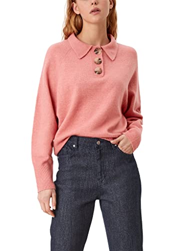 s.Oliver Women's 120.10.112.17.170.2108403 Pullover Langarm, Dawn Pink Melange, 44 von s.Oliver
