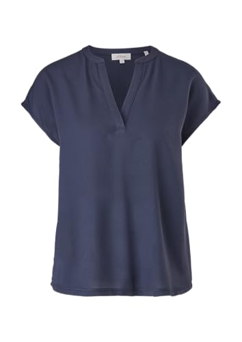 s.Oliver Viskoseshirt mit V-Neck Navy S s.Oliver Viskoseshirt mit V-Neck Navy S von s.Oliver