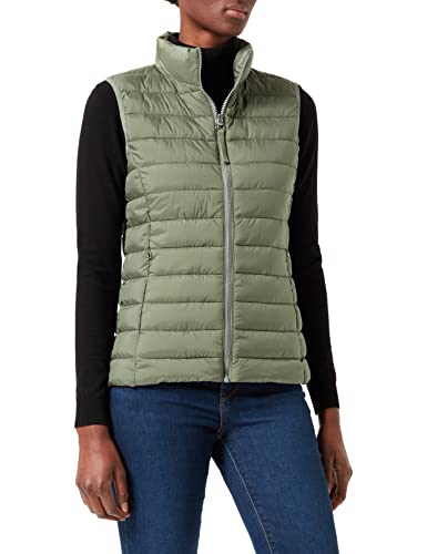 s.Oliver Damen 120.11.899.16.155.2116408 Outdoor Weste, Khaki/Oliv, 36 von s.Oliver