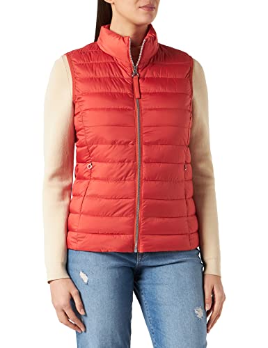 s.Oliver Damen 120.12.201.16.155.2115533 Weste ärmellos REGULAR FIT, Light Orange, 34 von s.Oliver