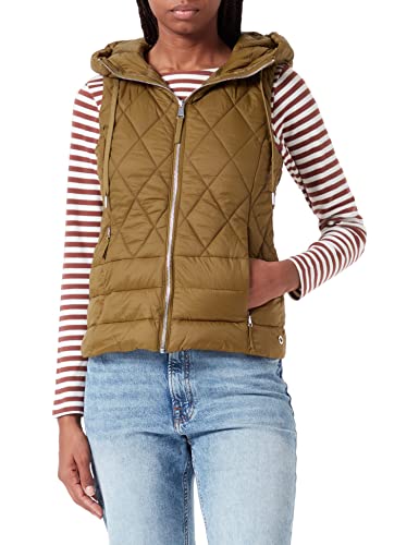 s.Oliver Women's 120.12.208.16.155.2120485 Weste ärmellos, Khaki/Oliv, 36 von s.Oliver