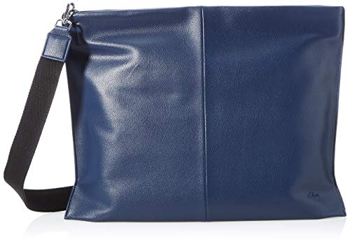 s.Oliver Women's 201.10.103.30.300.2064455.Chiara Satchel Bag, Dark Blue, L x B x H: 44,0 x 1,0 x 34,0 cm von s.Oliver