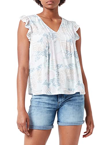 s.Oliver Women's 2115215 Bluse ärmellos, Creme 02A2, 44 von s.Oliver