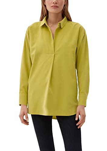 s.Oliver Women's 2120882 Cord Bluse, gelb, S von s.Oliver