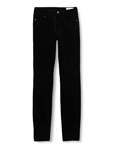 s.Oliver Women's 2122170 Cord Hose, Slim Fit, schwarz, 46/32 von s.Oliver