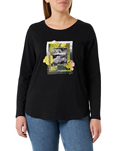 s.Oliver Women's 2122517 T-Shirt, schwarz, 36 von s.Oliver