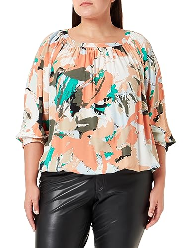 s.Oliver Women's 2128336 Bluse, Langarm, Mehrfarbig | orange 27B2, 44 von s.Oliver