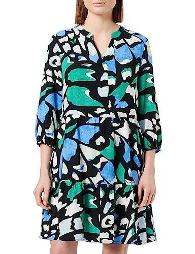 s.Oliver Women's 2128405 Kleid kurz, Mehrfarbig | schwarz 99B0, 40 von s.Oliver