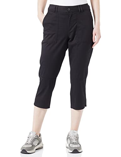 s.Oliver Women's 2128995 Capri Hose, Relaxed Fit, schwarz 9999, 34 von s.Oliver