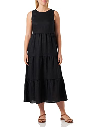 s.Oliver Women's 2131881 Kleid, Midi, schwarz 9999, 44 von s.Oliver