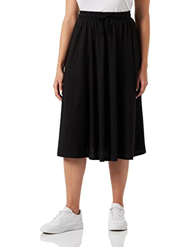 s.Oliver Damen 2132012 Midi Rock, Schwarz 9999,32 von s.Oliver