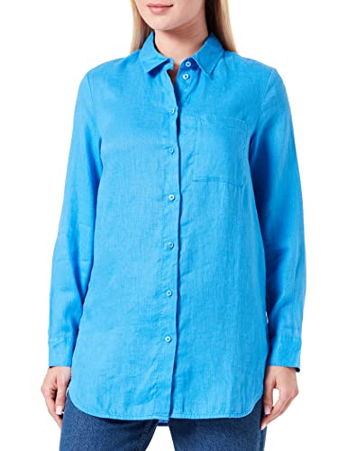 s.Oliver Women's Bluse, Langarm, Blue, 44 von s.Oliver