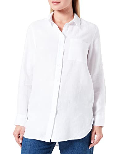 s.Oliver Women's Bluse, Langarm, White, 36 von s.Oliver