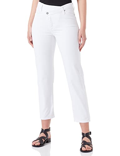 s.Oliver Women's Jeans, Karolin Straight Leg, White, 38 von s.Oliver