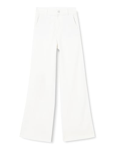 s.Oliver Women's Jeans, Suri Wide Leg, White, 32/32 von s.Oliver