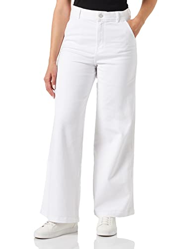 s.Oliver Women's Jeans, Suri Wide Leg, White, 36/30 von s.Oliver