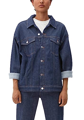 s.Oliver Women's Jeansjacke, Dark Blue Denim, L von s.Oliver