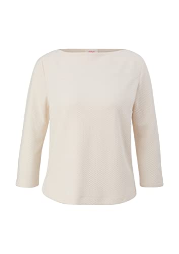 s.Oliver Women's Sweatshirt, 3/4 Arm, Beige, 44 von s.Oliver