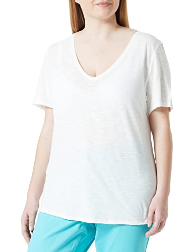 s.Oliver Women's T-Shirts, Kurzarm, White, 44 von s.Oliver